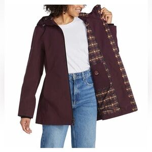 Pendleton Women's Utility Jacket in Dark Purple